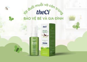 Xịt đuổi muỗi và côn trùng TheCi cho trẻ và cả gia đình