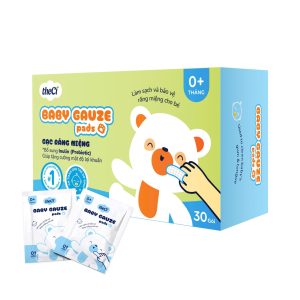 Gạc Răng Miệng Dành Cho Bé theCi Baby Gauze Pads 30 gói